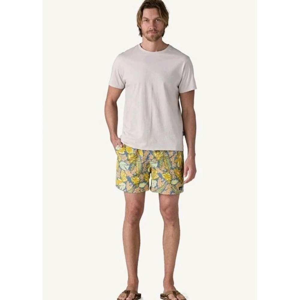 Patagonia Baggies Shorts Mens 2XL‎ XXL 5" Abundant Blue